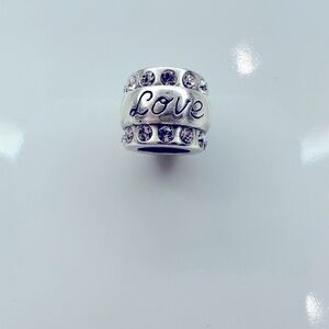 Brighton Silver Love Spacer Bead